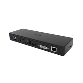 i-tec USB 3.0/USB-C Docking Station - HDMI, DVI, VGA Adapter, 2 x USB 3.0, 4 x USB 2.0, GLAN, Audio/Mik