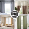 GBACHOOSE 50 Pack Metal Curtain Rings, 45mm Internal Diameter Curtain