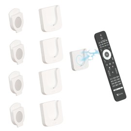 HXSYKJDM Pack of 4 Magnetic Remote Control Holders, Strong Magnetic Holder, Remote Control Holder Wall No Drilling for Remote Control Charging Socket