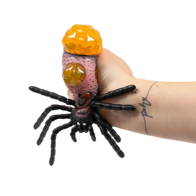 HGL SQUISHY BEAD BALL SPIDER Squish Toy