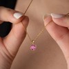 ANOBLEJRY Gold Heart Necklace March Birthday Gifts for Women March