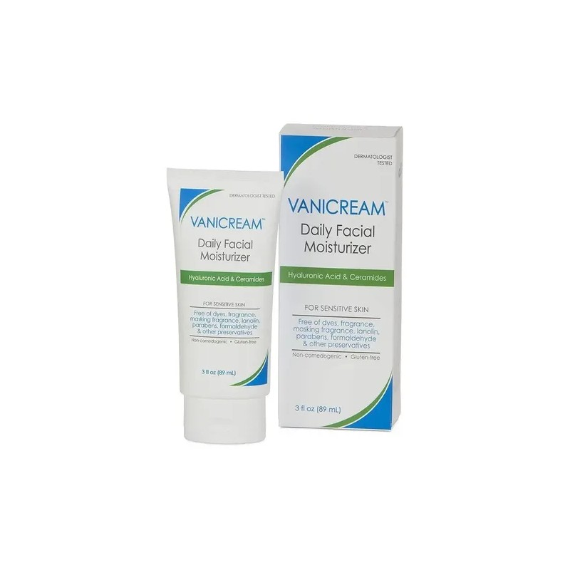 Vanicream Crema Hidratante Facial Ácido Hialurónico Piel Sensible 89ml