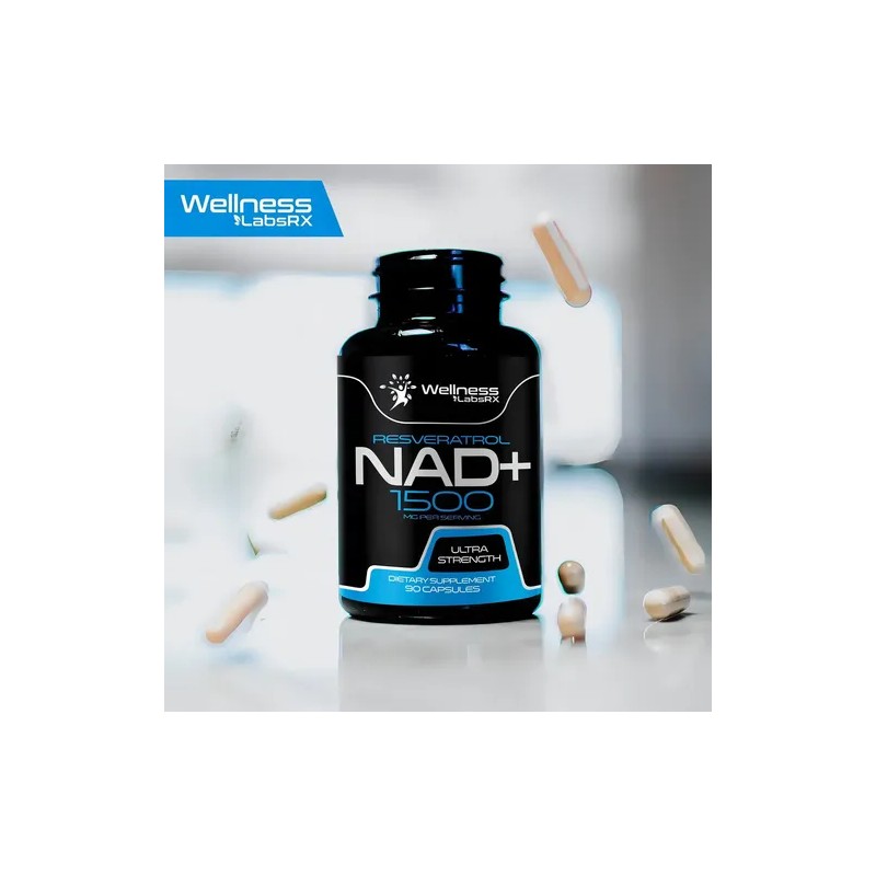 Suplemento en cápsula Wellness Labsrx NAD+ de Nad+ 1500 mg