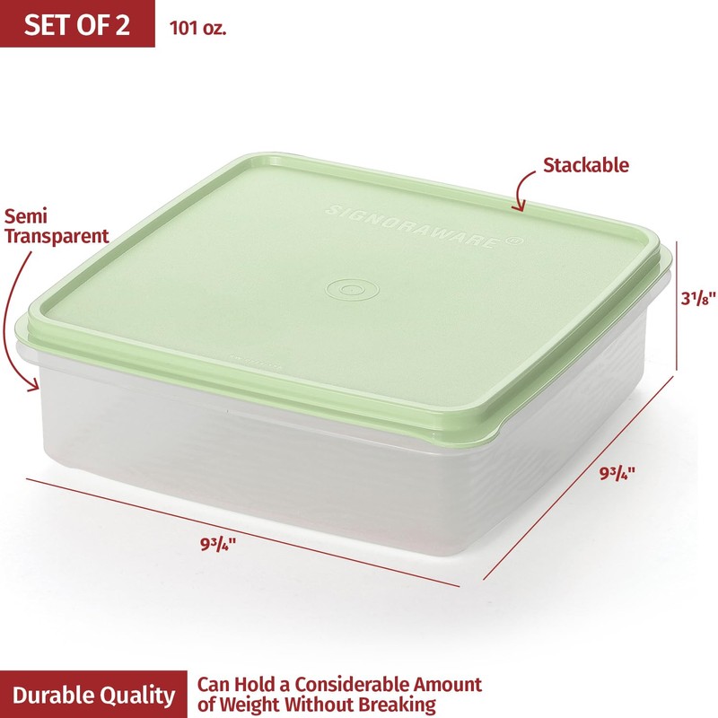 Plastic Storage Container with Lid – 3L Cupcake Carrier –