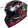 ILM Armor Red Full Face Motorcycle Helmets Mirrored&Clear Visors 2