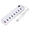 USB3.0 7 High Speed Hub USB Fast Charging Interface ABS