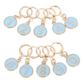 LIFKOME Alloy Round Knitting Row Counter with Numbered Stitch Markers Compact Storage Box for Easy Organization Effortless Stitch Management for Crocheting and Knitting Projects