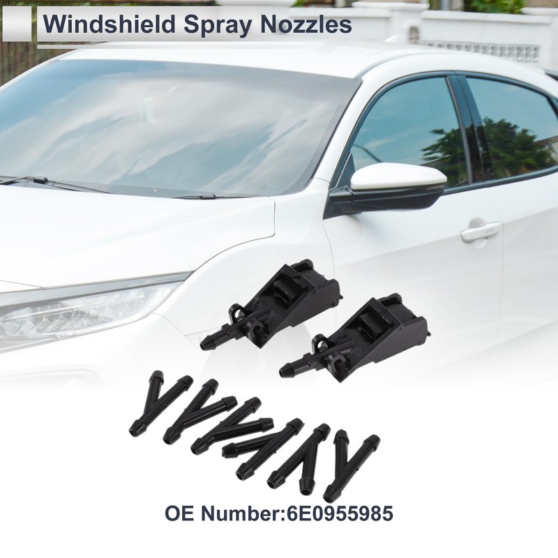 RATCHROLL Windshield Washer Nozzle for Volkswagen Jetta 1999-2012 Front W/