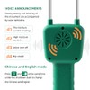 Portable Hay Moisture Meter, LCD Digital Tool Moisture Meter, Wheat