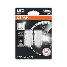 OSRAM LEDriving® SL, ≜ W21W, White 6000K, LED signal lamps, Off-road only, non ECE, Double Blister
