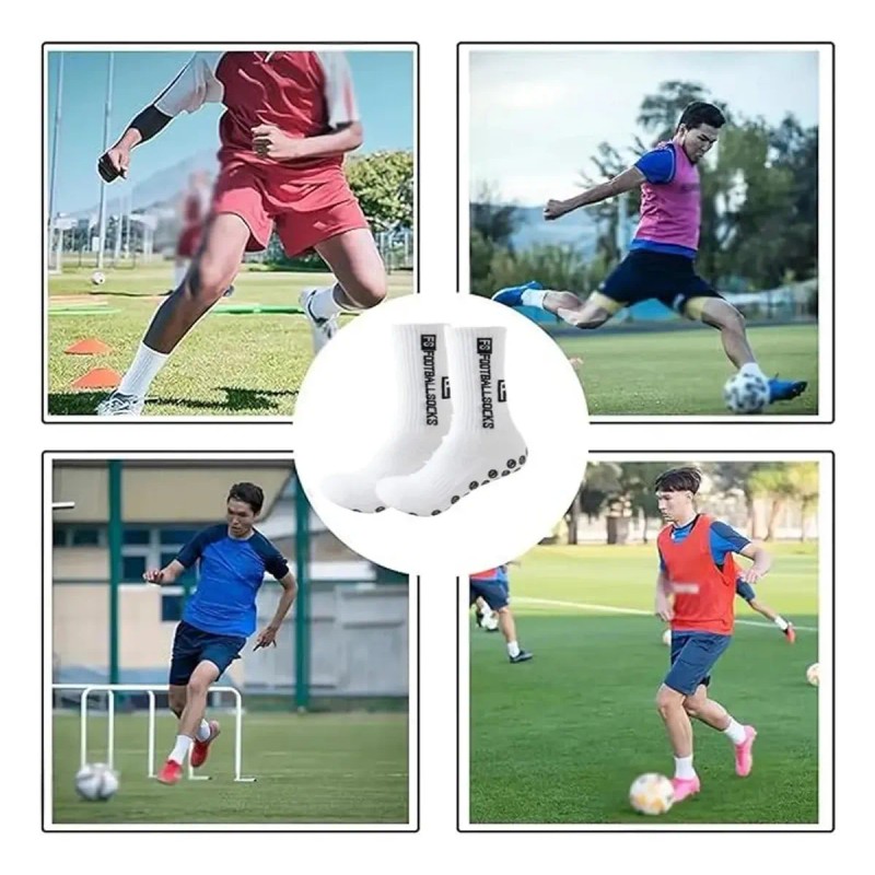 12 Pares Calcetines Futbol Medias Deportes Antideslizantes