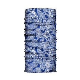 4Trails Bandana Snood Face Mask Windproof Scarf for Outdoor Sports Motorcycle Skiing Running Cycling Winter, Summer, Xmas Christmas All Year Round (S357 Blue Paisley)