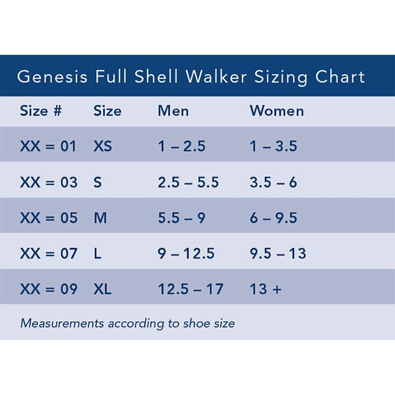 Breg Genesis Full Shell Walker, Tall or Mid-Calf (Tall, Medium)