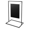 Modern Wedding Welcome Sign Stand with 19.68 * 27.55in Chalkboard