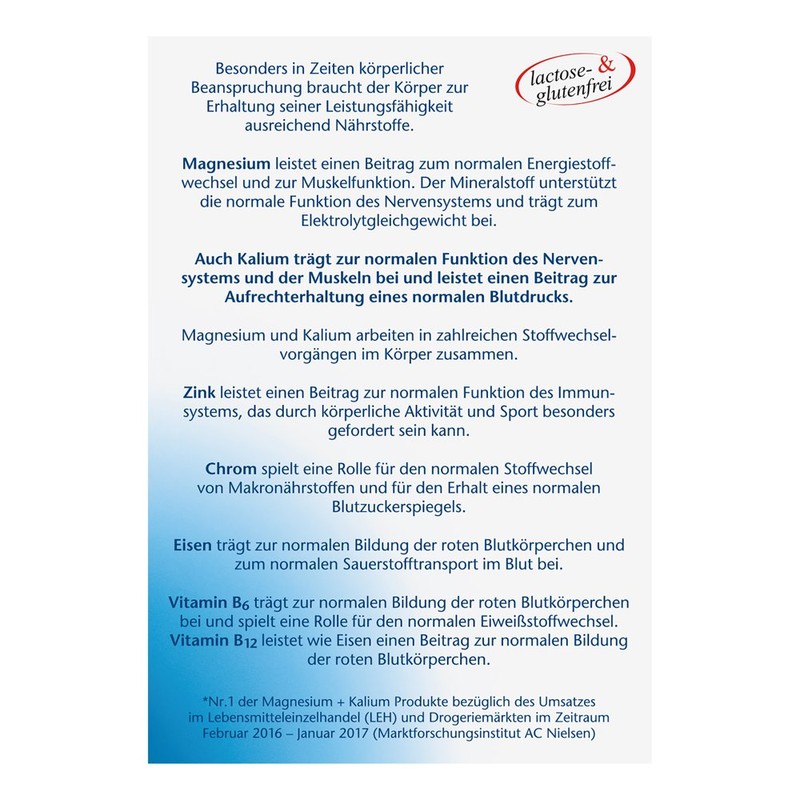 Doppelherz Magnesium + Potassium 400 - For Normal Muscle Function