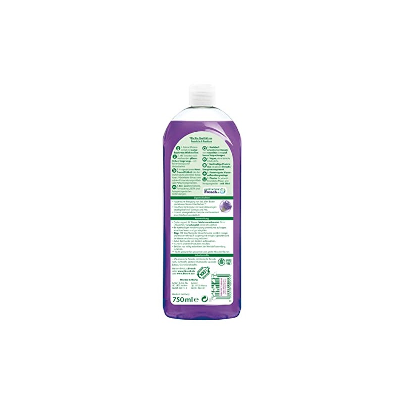 Frosch Lavender universal cleaner, powerful all-purpose cleaner, powerful cleaning power