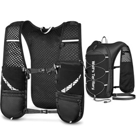 Running Vest, Hydration Backpack, Hydration Vest Lightweight, Lightweight Insulated Pack Breathable and Sweat proof Backpack, Hydration Vest Day pack Fit for Men Women Hiking Trail（No water bag）