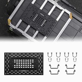 TACMOLLE Roof Rack Cargo Carrier - Universal Roof Rack MOLLE Panel for Car Top Luggage Holder, Rooftop Cargo Carrier for Car SUV Truck