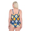 Ulla Popken Tankini, Enya, Hawaiian Chess Set, Blu Balena, 46-48
