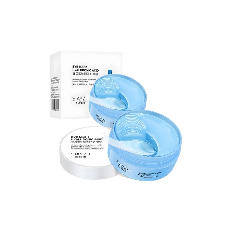 2pcs Parches Hydrogel Contorno Ojos Acido Hialuronico