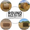 Dayimado Large Round Bale Hay Net, 6x6 Ft Sturdy Hay
