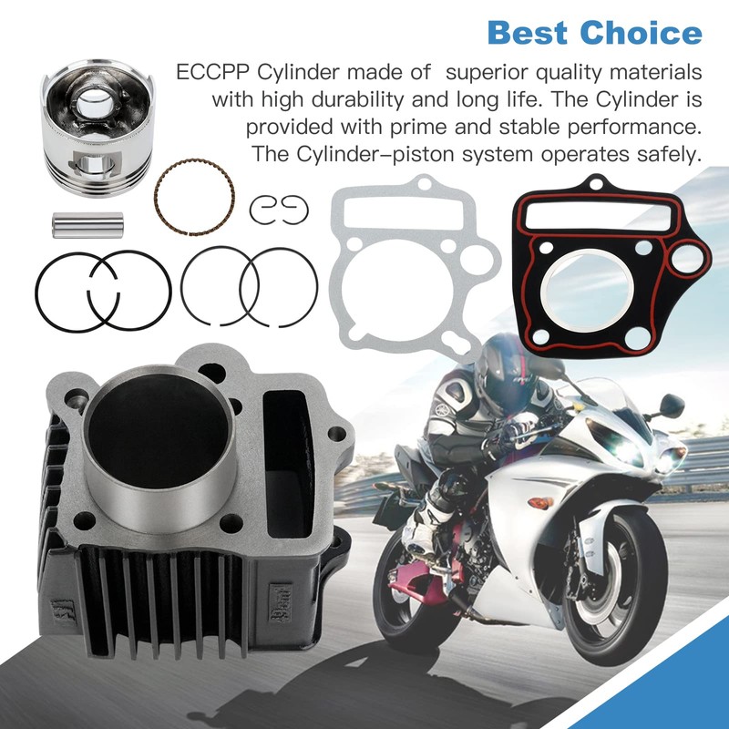 ECCPP CYLINDER & PISTON KIT ASSEMBLY For Honda Z50 Z50R
