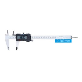 Digital Vernier Caliper,Electronic Caliper 0-200 Stainless Steel Electronic Digital Caliper Precision Measurement Tool With LCD Screen