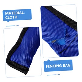 BESPORTBLE Fencing Sword Bag Portable Canvas Storage Pouch for Fencing Equipment Full Protection Design Lightweight and Compact for Transporting Swords Reusable Accessory for Adults