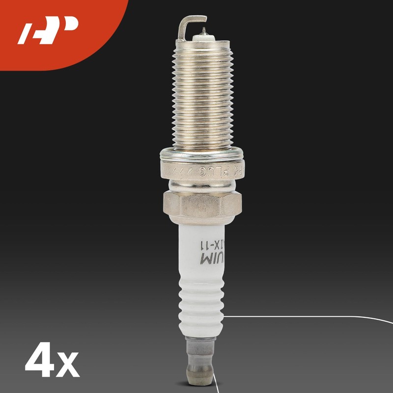 A-Premium Set of 4 Ignition Coil Pack and Iridium Spark