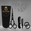 Razzedge 5" Professional Mustache & Beard Scissors With 1 Beard,