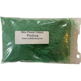Generic Flocking Fibers 4 Ounce Package (Sea Foam Green)