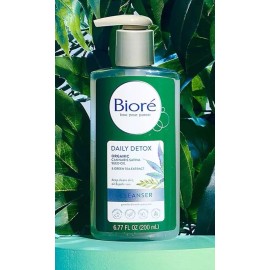 Bioré BIORE DAILY DETOX ORGANIC GREEN TEA FACIAL CLEANSER 6.77oz