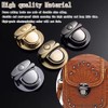 KanDery 4PCS Purse Making Lock, Clasp Catch Purse Push Lock,