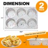 Silicone Egg Bite Molds, 2 Pack Silicone Egg Molds Frittata