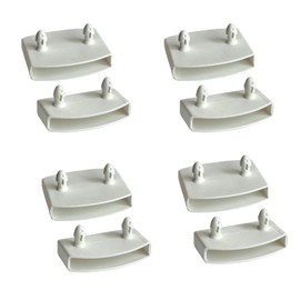 NANSHINE 20pcs 54-55mm Replacement Bed Slat Holders Kits Bundles Plastic Centre Caps Holders, Width 54mm x Height 9 mm (Inside Dimension)