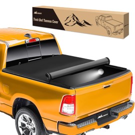 Nilight Soft Roll Up Truck Bed Cover Compatible with Ford F150 2009 2010 2011 2012 2013 2014 6.5ft Truck Bed Tonneau Cover Fleetside/Styleside Bed