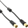 InLine 69450p 0.5 m Black – COAXIAL CABLE, COAXIAL (IEC