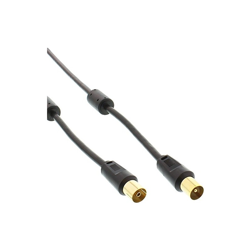 InLine 69450p 0.5 m Black – COAXIAL CABLE, COAXIAL (IEC