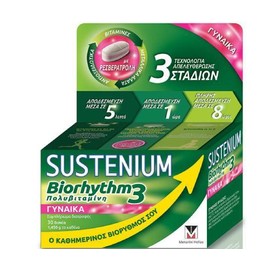 Menarini Sustenium Biorhythm 3 Woman Multivitamin, 30 Caps