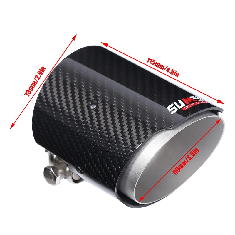 Carbon Fiber Stainless Steel Exhaust Tail Pipe Tail Pipe Tailpipe