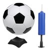 Active Island A511 Soccer Commemorative Message Inflator with Base (Black