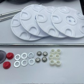 Little Tikes New Little Tikes Cozy Coupe Car Complete Wheel Axle Assembly Kit Replacement