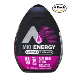 Mio Energy Liquid Water Enhancer, Acai Berry Storm, 1.62 Fl Oz (Pack of 4)
