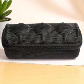 Unbranded 3 Slots Portable Travel Watch Roll Case Wristwatch Display Storage Box Organizer