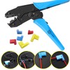 smseace Flag Terminal Crimper AWG 22-14 (0.5-2.5mm²) Electrical Crimping Tool