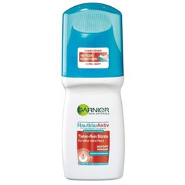 Garnier Hautklar Active Deep Pure Brush, Facial Cleansing Brush with Salicylic Acid Works Against Pimples (1 x 150 ml)