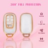 vehicleloong Key Fob Cover Case Shell Keychain for Honda Accord
