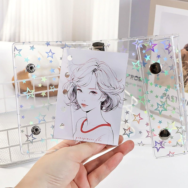 CHYG Transparent Seal Binder for Girls, Removable M5 Cute, Sticker