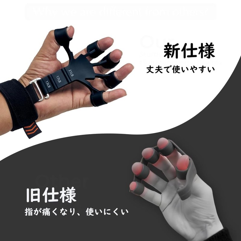 Finger Power Set of 2 Finger Trainer Finger Training Grip