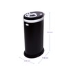 Ubbi Steel Diaper Pail, Odor Locking, No Special Bag Required,